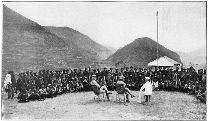 A Conference with Ifugao Chiefs.