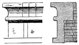 Fig. 46.—Cornice of the Temple Substructure at Corsabad.