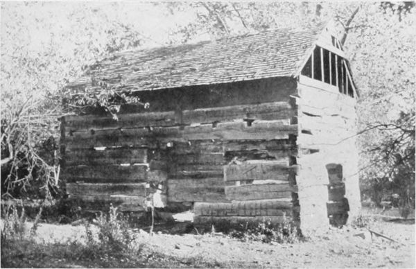 BARNEY McSHANE CABIN Built in 1847 Near Springville