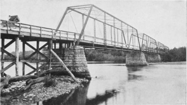 BRIDGE OVER CEDAR RIVER AT CENTER POINT