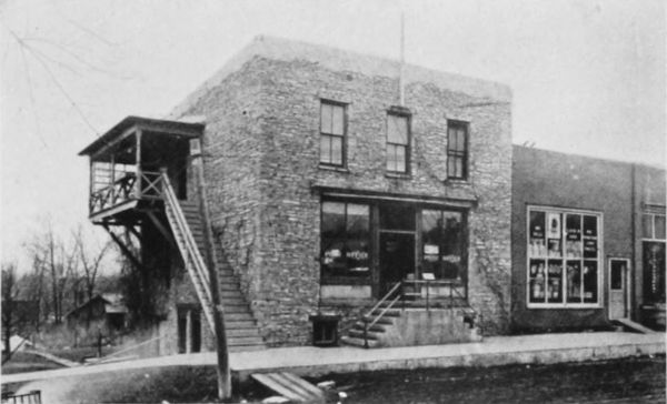 OLD BARN BUILT IN THE 50s AT CENTRAL CITY Now Used as a Store and Post Office