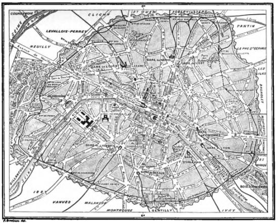 THE PRINCIPAL STREETS OF PARIS.