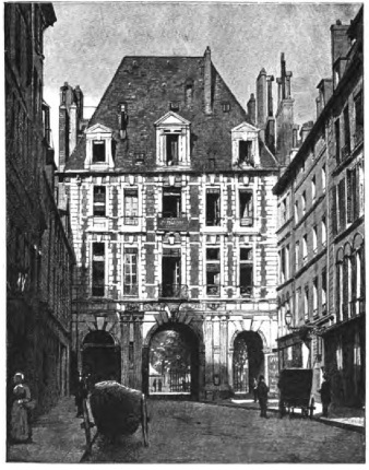 RUE DE BIRAGUE, LEADING TO THE PLACE DES VOSGES.