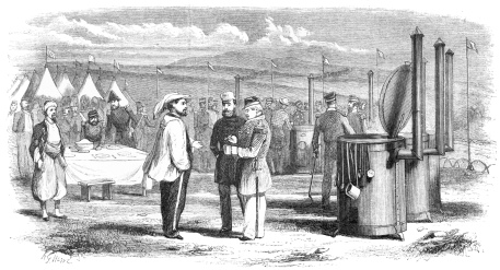 OPENING OF SOYER’S FIELD KITCHEN BEFORE SEBASTOPOL.