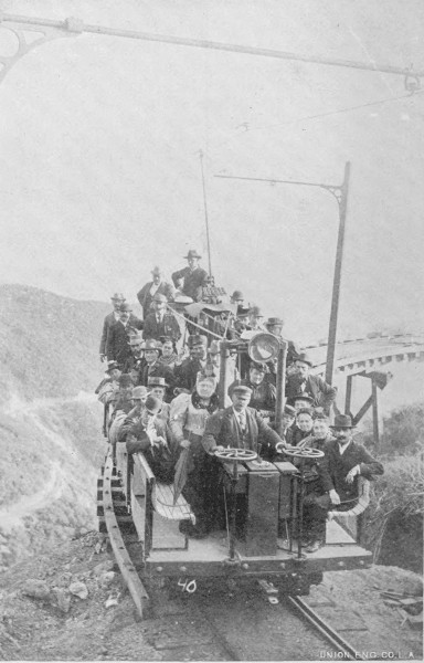 Observation Car on Grand Circular Bridge en route for Alpine Tavern.