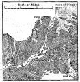 Fig. 136—Glacial sculpture on the southwestern flank of the Cordillera Vilcapampa. Flat-floored valleys and looped terminal moraines below and glacial steps and hanging valleys are characteristic. The present snowfields and glaciers are shown by dotted contours.