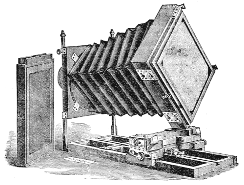 THE NOVEL VIEW CAMERA. FIG. 17. REPRESENTING THE CAMERA WHILE  BEING REVERSED.