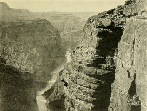 The Inner Gorge of the Grand Canyon at the foot of Toroweap.