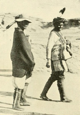 Navajos in Characteristic Dress.