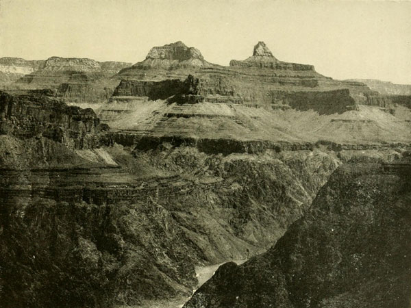 The Grand Canyon from Bright Angel Trail looking East.