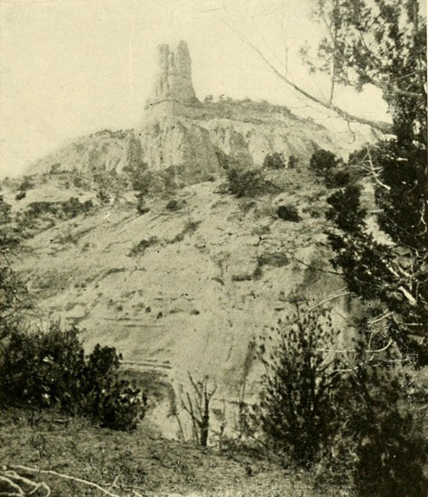 The “Navajo Church,” a Freak of Erosion near Ft. Wingate, N.M.