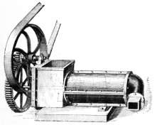 Fig. 22.—Horizontal Pug-Mill, in use at Union Porcelain Works, Greenpoint.