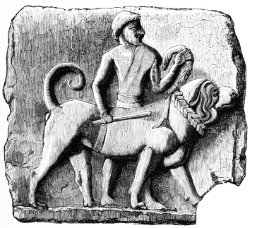 Fig. 56.—Terra-cotta Tablet, from Babylon. (British Museum.)