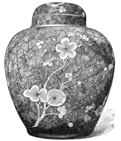 Fig. 88.—Blue-and-white “Hawthorn” Vase. (J. C. Runkle Coll.)