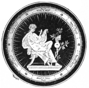 Fig. 282.—Minton Porcelain. Pate-sur-pate, by Solon. (Wales Coll., Boston Museum of Fine Arts.)