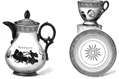 Fig. 303.—Norwegian Faience, Schwarzenhorn. (W. B. Dickerman Coll.)