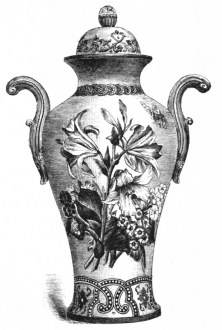 Fig. 457.—Jersey City Earthen-ware. Decorated by Warrin.