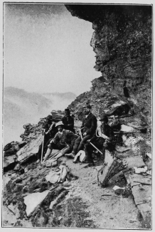 A bivouac in the Alps in the olden days. By the late Mr. W. F. Donkin.