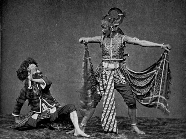 Wayang-Wong Scene.