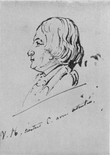 PORTRAIT OF VICTOR HUGO BY HIMSELF.