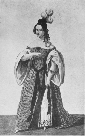 JULIETTE DROUET IN THE RÔLE OF LA PRINCESSE NÉGRONI.