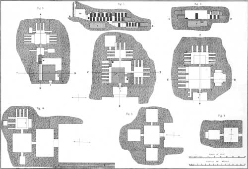 Illustration: Plans and Sections of the Tombs of the Judges