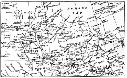 Map of route of Scottish merchants