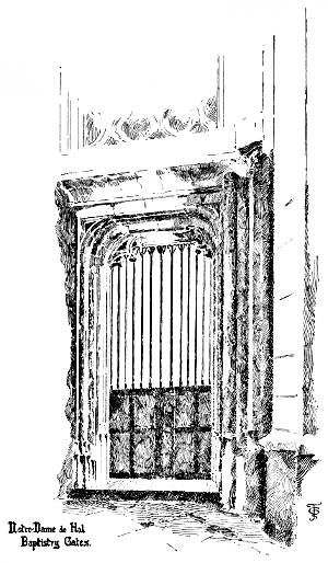 Notre-Dame de Hal Baptistry Gates.