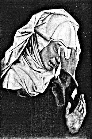 Tête de Femme en Pleurs, Attributed to Roger Van               Der Weyden, BrusselsGallery.