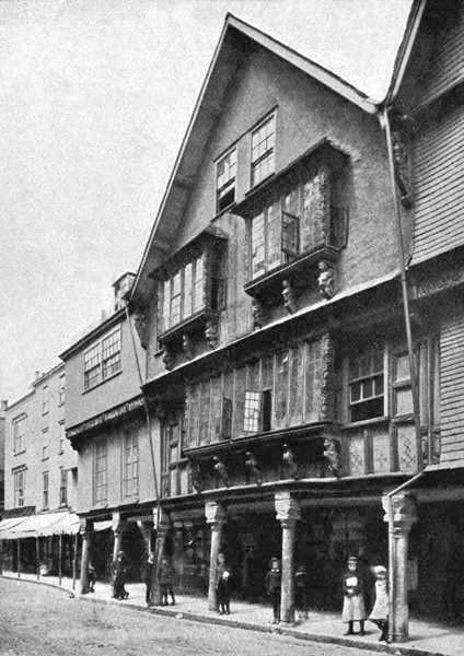 Dartmouth: Old Houses in the High Street