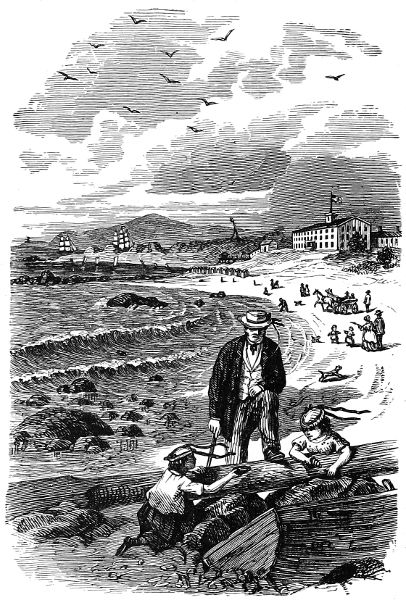 FRONTISPIECE. Bessie at Sea Side.