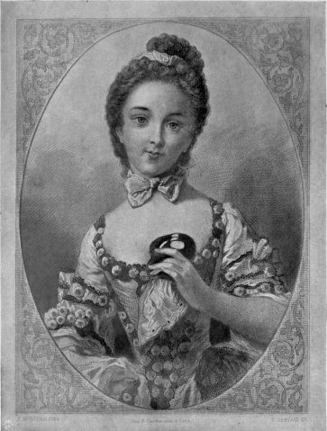 MARIE MADELEINE GUIMARD  From an engraving by Gervais after the painting by Boucher