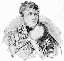 MARSHAL JUNOT, DUKE OF ABRANTES.  (From a Print of the period.)