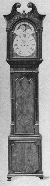 Long-Case Mahogany Eight-Day Clock