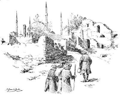 A Deserted Street  Weary soldiers, sick and slightly wounded, trudged past up to the mosque erected by Suleiman to commemorate his many victories.