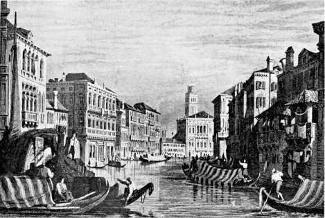 VENICE, 1831.  THE GRAND CANAL.