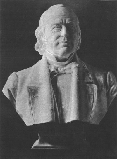 FROM A BUST BY W.E. COUPER.  IN THE AMERICAN MUSEUM OF NATURAL HISTORY, NEW YORK  J. LOUIS RODOLPHE AGASSIZ  BY COURTESY OF THE MUSEUM