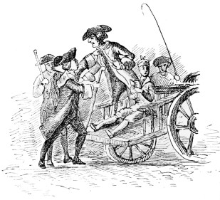 Arresting the Hangman on a Charge of Murder on his way to Tyburn.