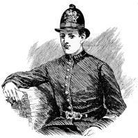 COCK, THE MURDERED CONSTABLE.  (From a Photograph.)