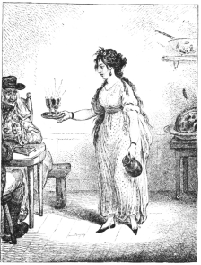 “MARY OF BUTTERMERE.”  (Drawn from Life by J. Gillray.)