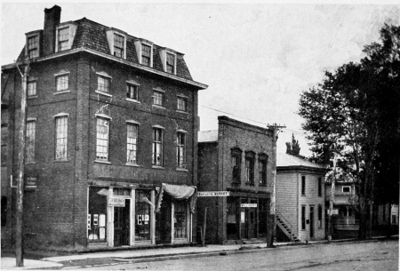 The four-story office erected by Mr. Howells’s father. In it the father and his oldest son, Joseph, published the Ashtabula “Sentinel” for many years