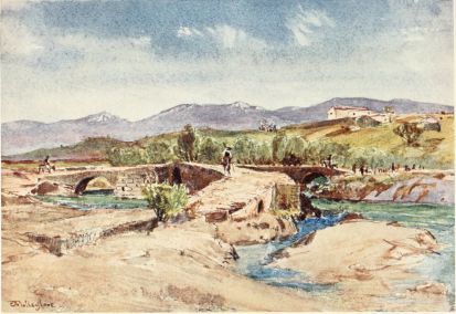 TRIPLE BRIDGE OVER THE MAVRO-ZOUMENOS RIVER  Near the village of Neochori, on the road from Ithome to Meligula.