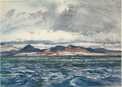 OFF CAPE MATAPAN, SOUTHERN GREECE  Sketch from the Messageries steamer Nerthe.