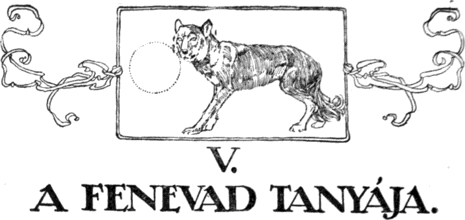 V. A fenevad tanyája.