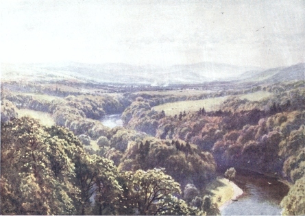 SCOTT’S FAVOURITE VIEW FROM BEMERSIDE HILL, ROXBURGHSHIRE