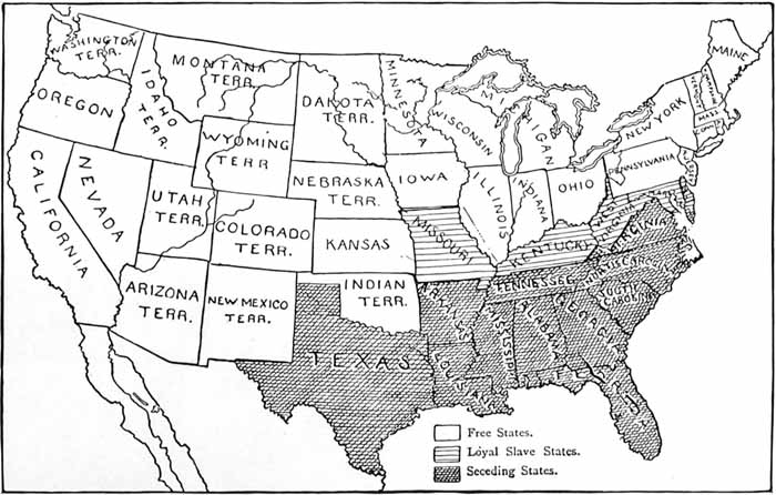 LOYAL AND SECEDING STATES