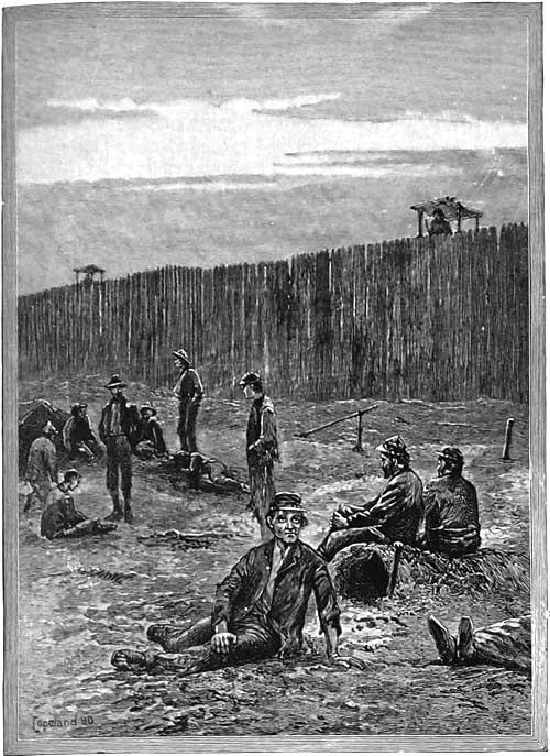 PRISONERS IN ANDERSONVILLE STOCKADE