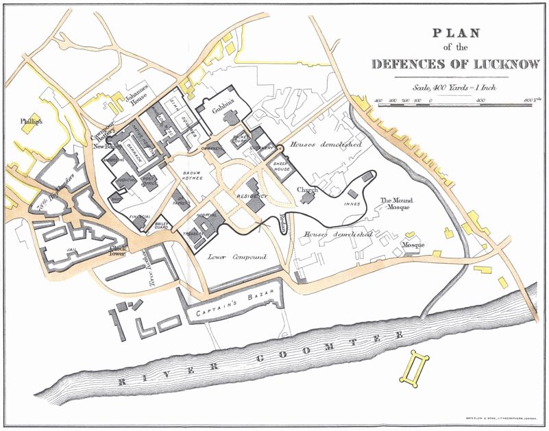 Plan of the Defences of Lucknow