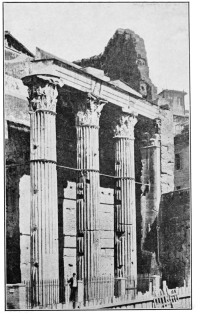 RUINS OF TEMPLE OF MARS ULTOR, ROME.