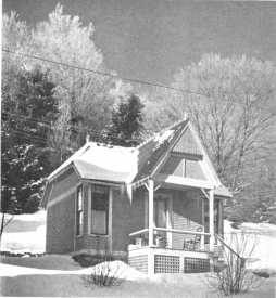 The first of the sanitarium cottages built in 1885; known as “The Little Red”